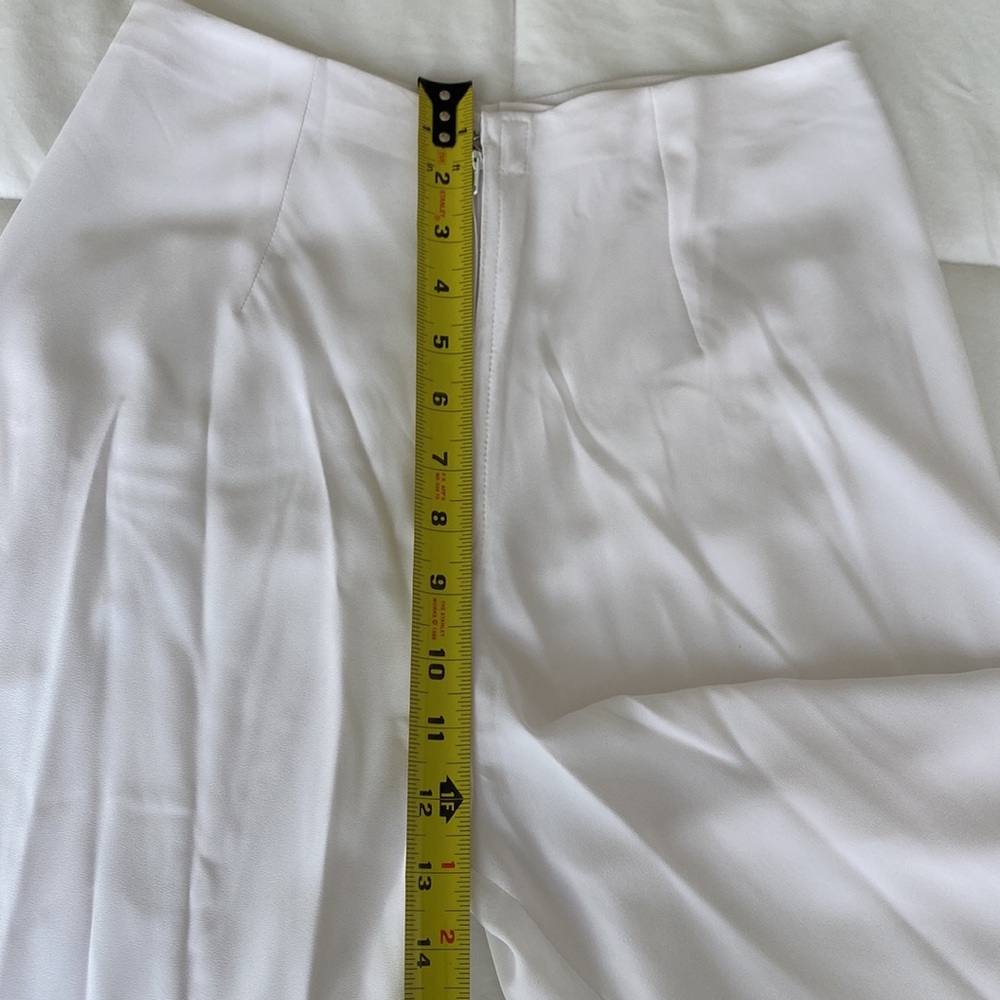 White Vintage Palazzo Pants - Picture 8 of 10